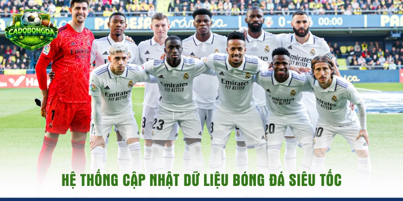 Hệ thống cập nhật dữ liệu bóng đá siêu tốc 